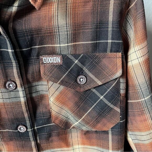Dixxon Women's Small The Irish Goodbye Flan.nel Button-down NWT - Picture 2 of 9
